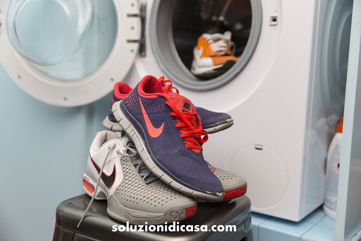 come lavare scarpe nike lavatrice